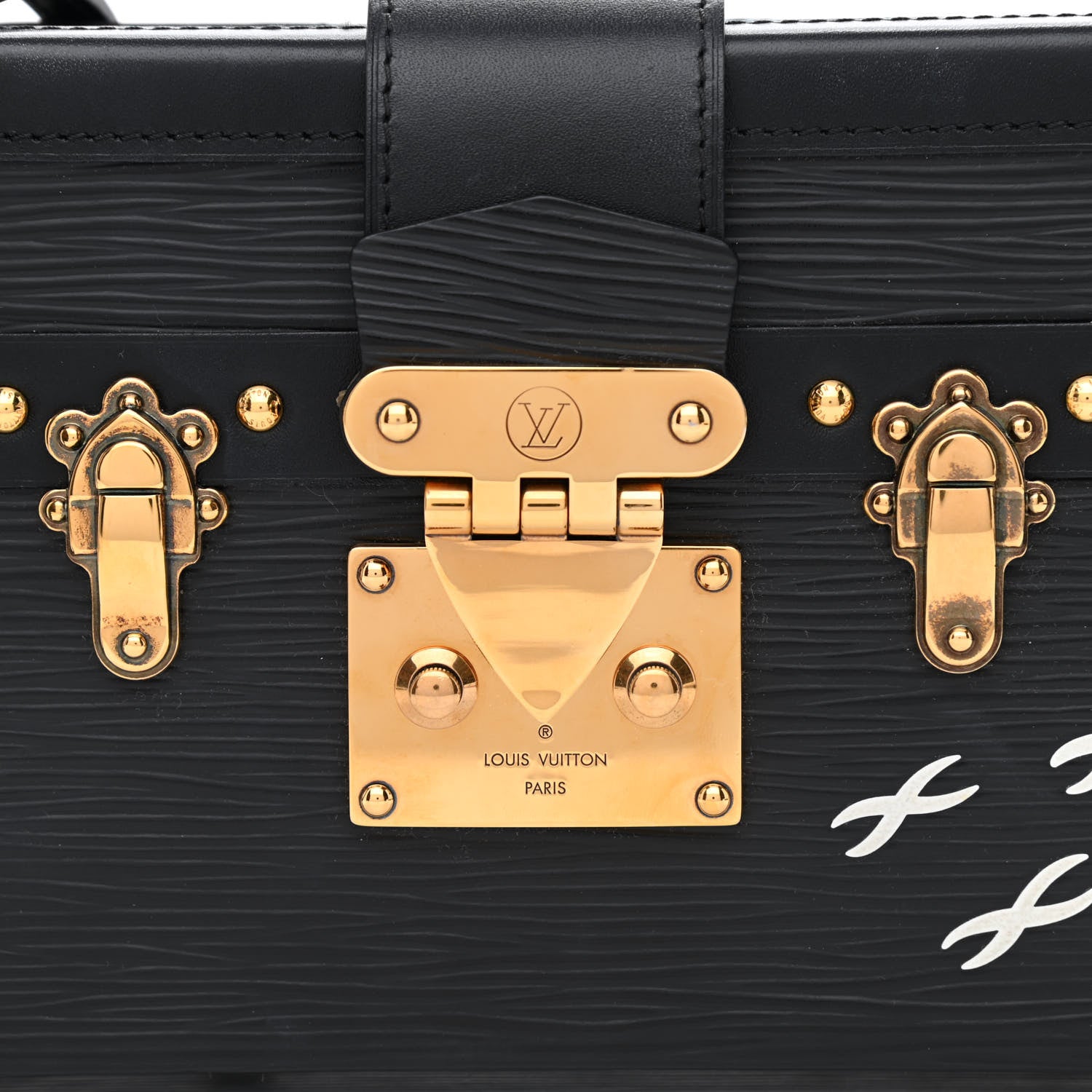 Louis Vuitton Epi Petite Malle Black 7 of 9