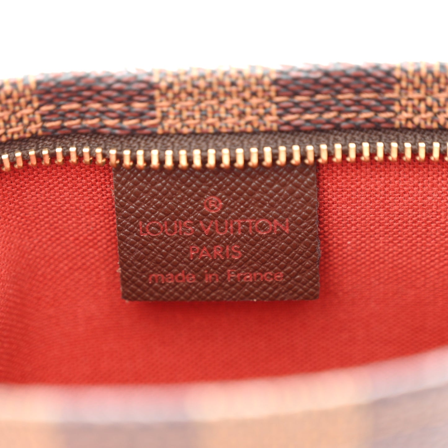 Damier Ebene Trousse Make Up Bag Pochette