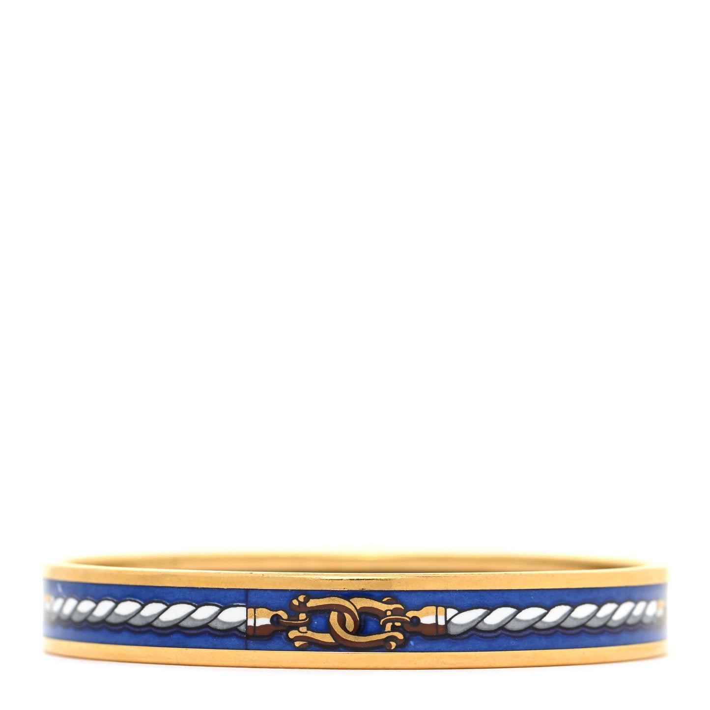 Enamel Printed Rope Chain Link Narrow Bracelet 70