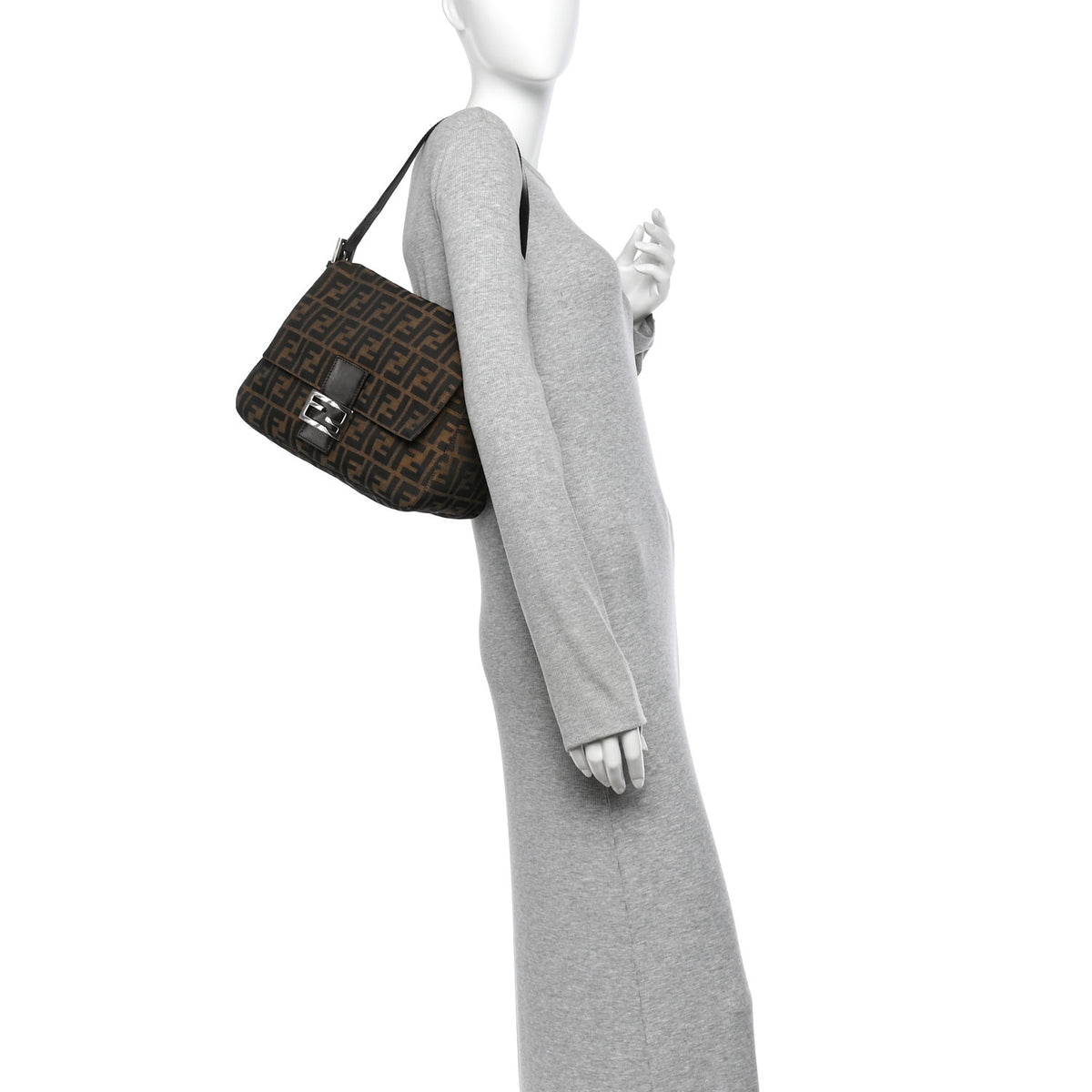Fendi Zucca Mama Baguette Tobacco 2 of 9
