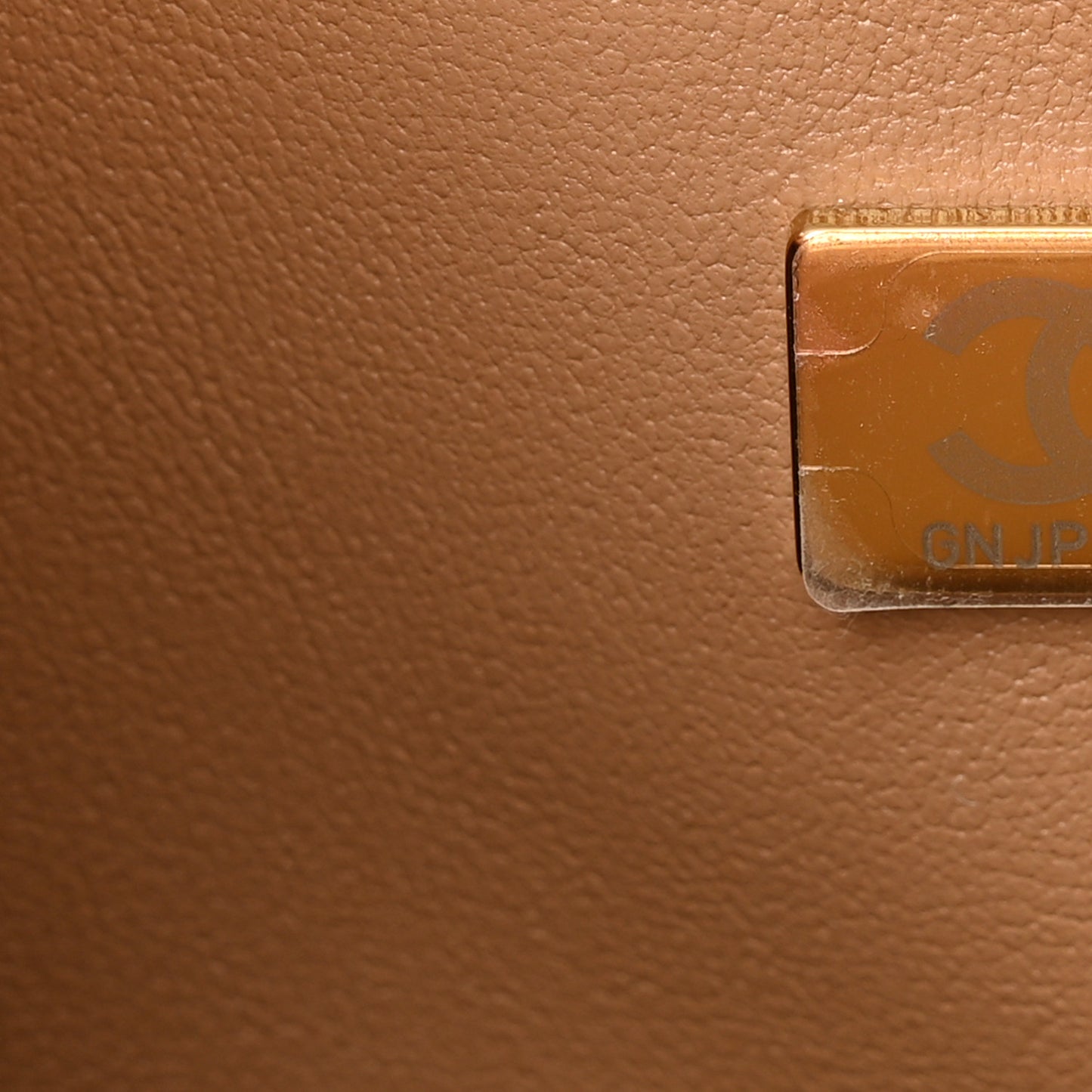 Lambskin Quilted Small Double Flap Brown