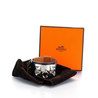 Hermes Shiny Alligator Collier De Chien CDC Bracelet S Bleu Marine 8 of 8