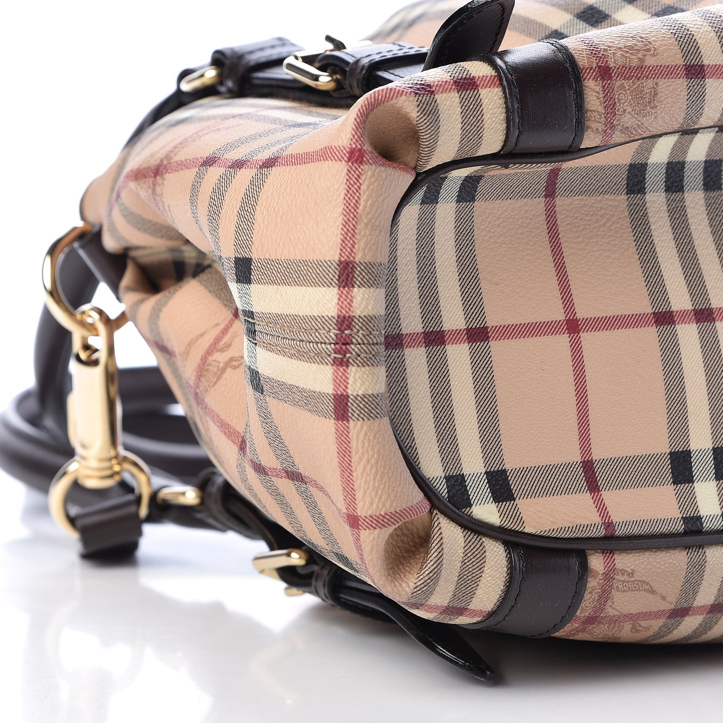 Haymarket Check Small Northfield Tote Chocolate