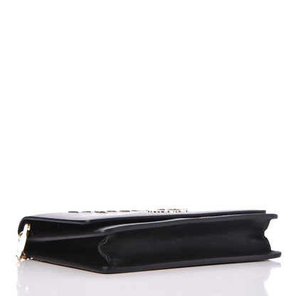 Givenchy Calfskin Triangle Studded Pandora Chain Wallet Black 4 of 8