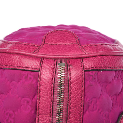 Gucci Guccissima Neoprene Techno Tag Medium Boston Magenta 20 of 20