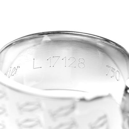 Cartier 18K White Gold C De Christmas Ring 49 5 5 of 6