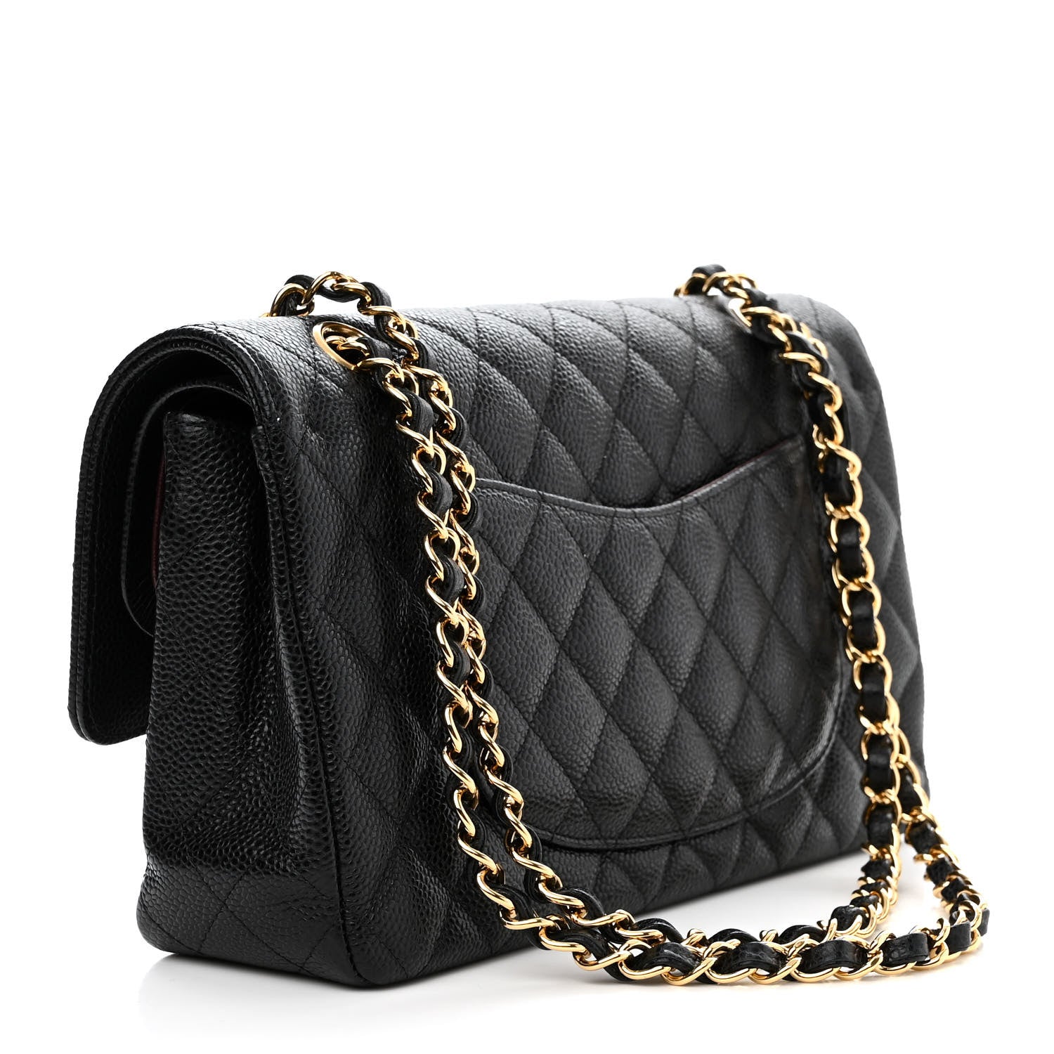 Chanel Caviar Quilted Medium Double Flap Black 3 of 11