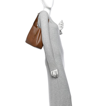 Saint Laurent Supple Grained Calfskin Small Le 5 A 7 Soft Hobo Fox 2 of 10