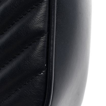 Saint Laurent Calfskin Matelasse Monogram Lou Camera Bag Navy 10 of 11