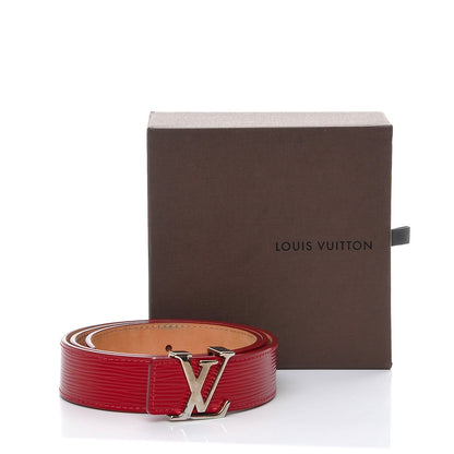 Louis Vuitton Epi 30mm LV Initiales Belt 80 32 Rubis 10 of 10