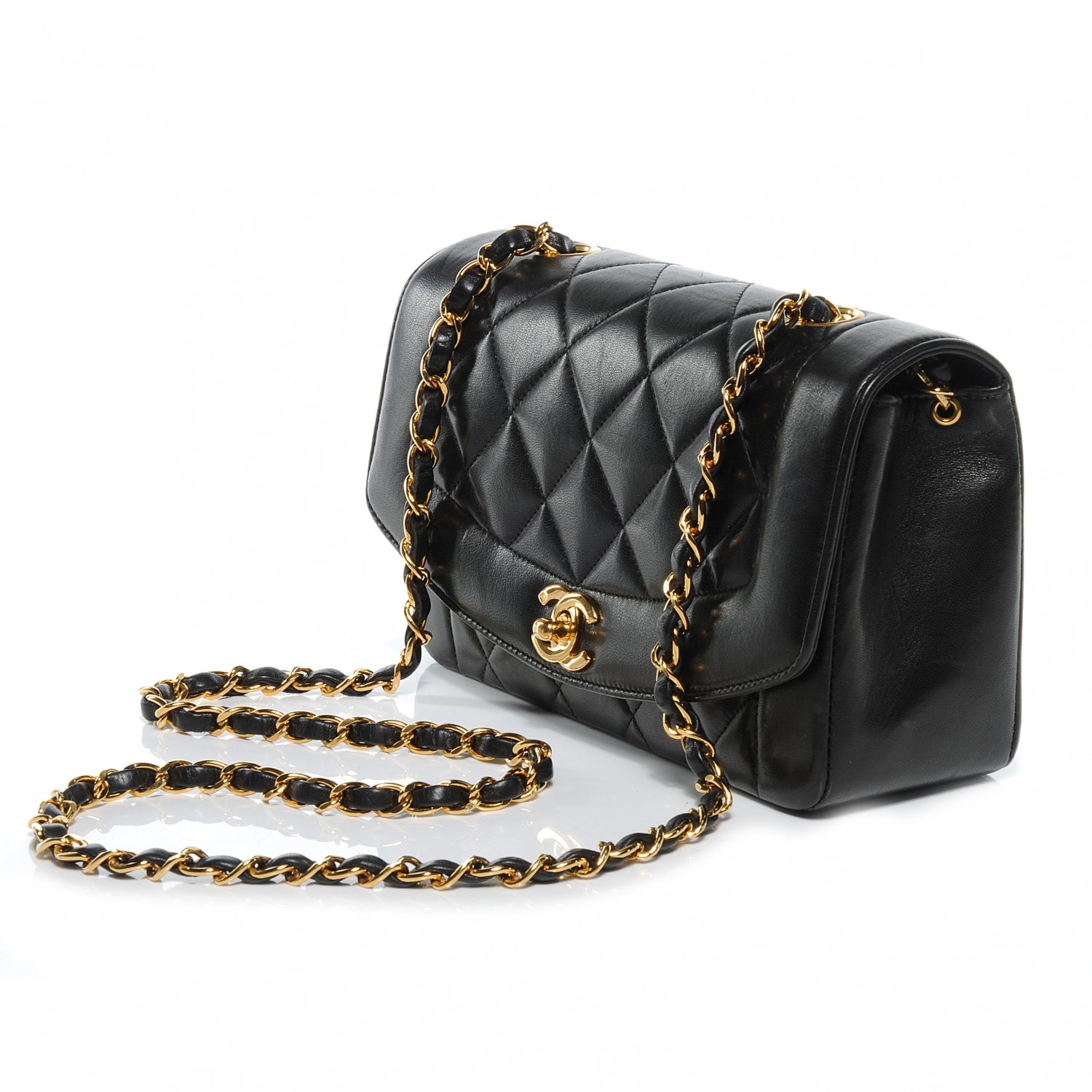 Chanel Lambskin Quilted Small Flap Black 3 of 8