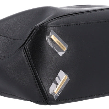 Loewe Nappa Lambskin Small Featherlight Puzzle Bag Black 9 of 10