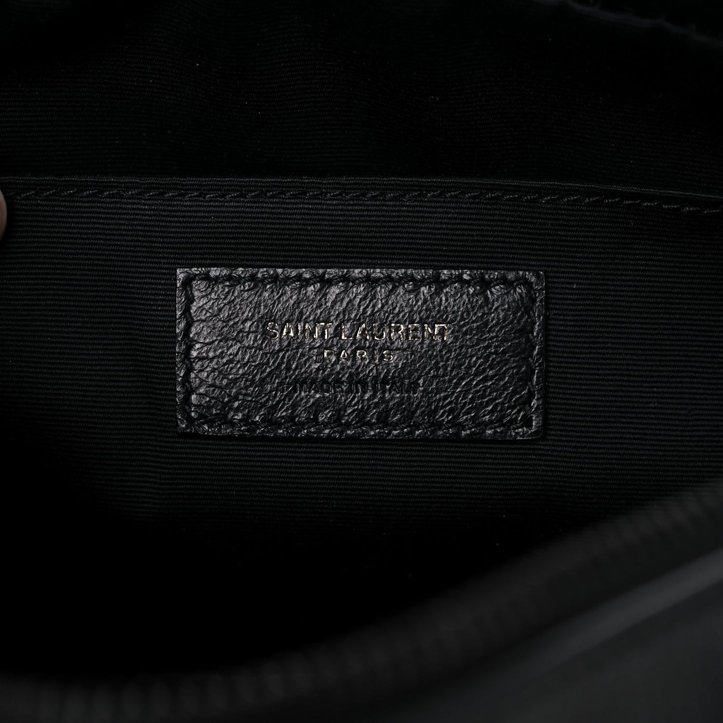 Lambskin Monogram Lou Camera Bag Black