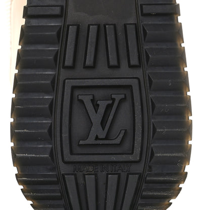 Louis Vuitton Calfskin Damier Azur Run Away Sneakers 37 White 7 of 9