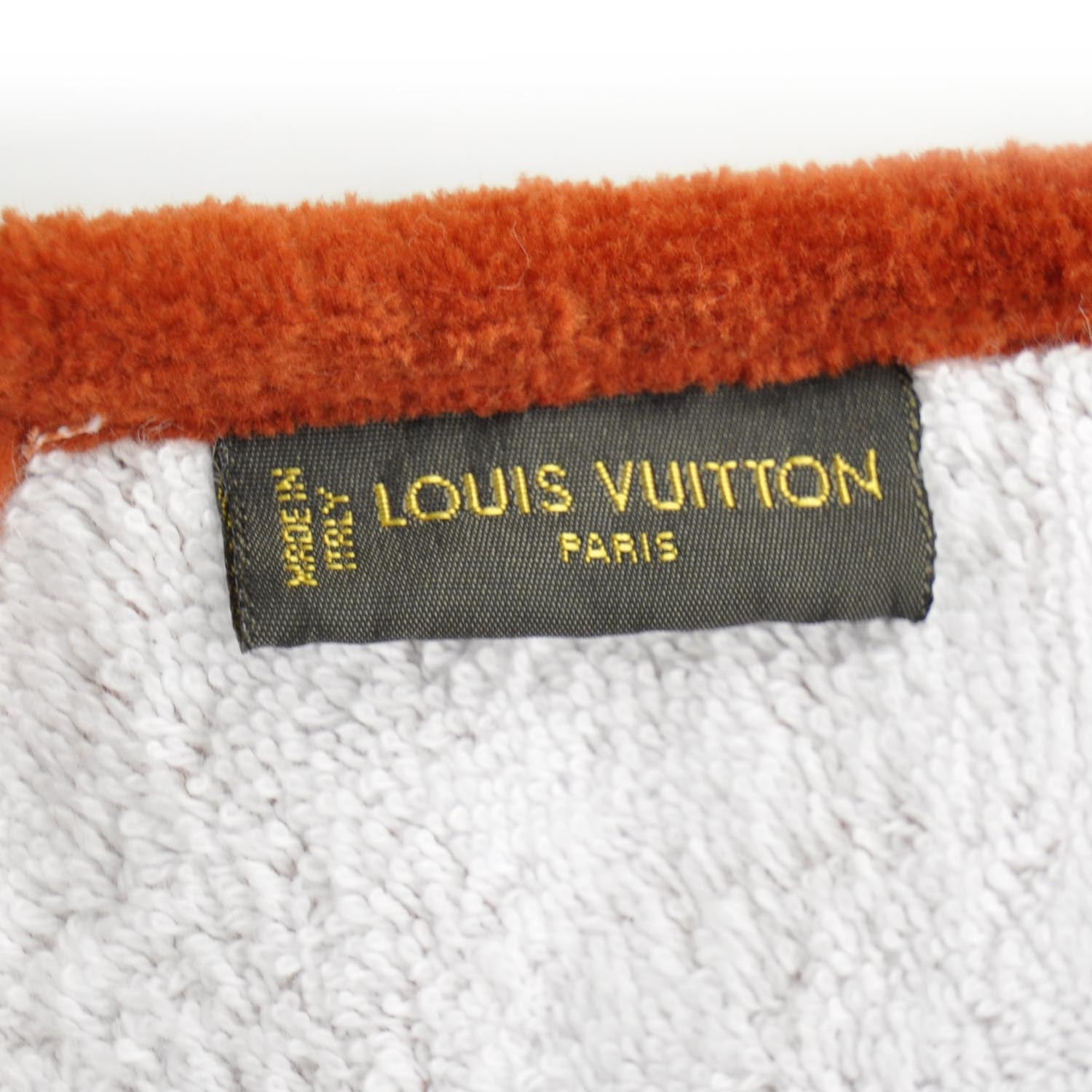 Louis Vuitton Cotton Leopard Beach Towel Marron Brown 4 of 5