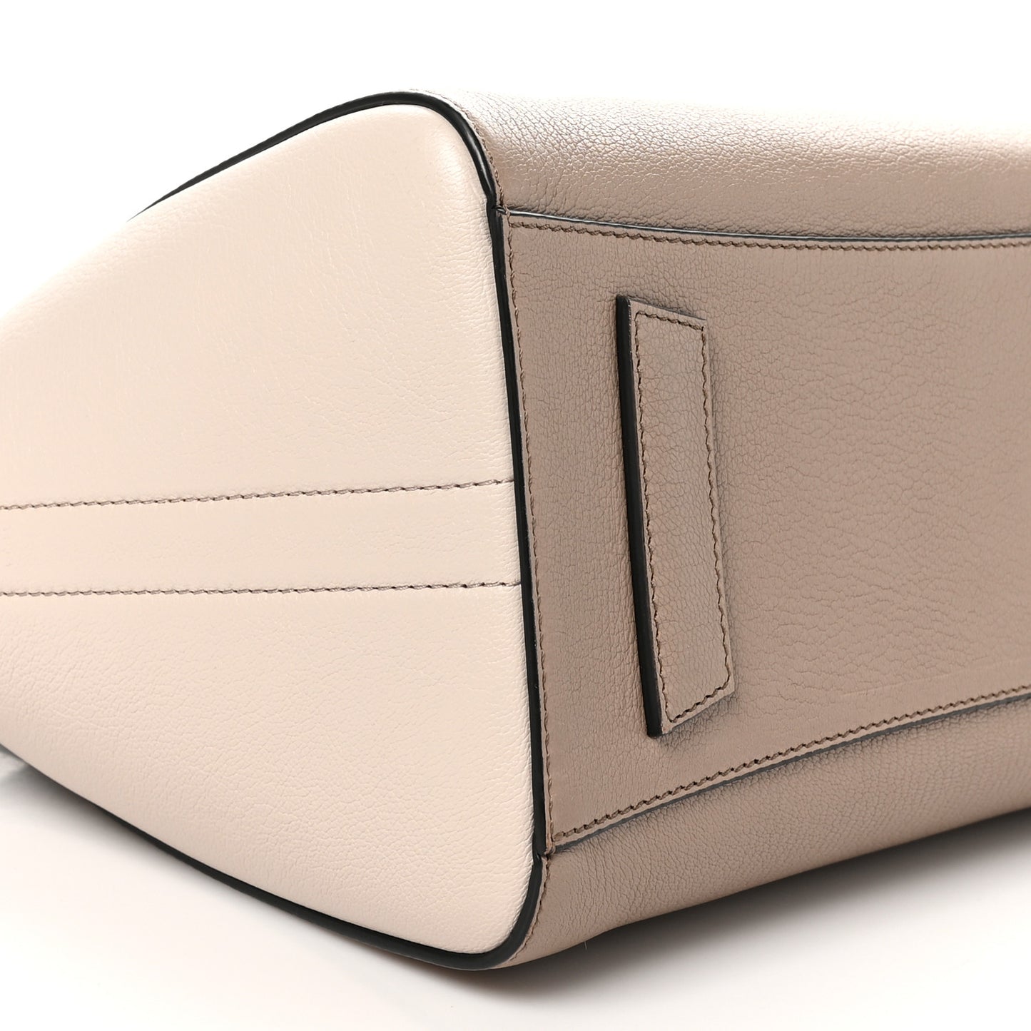 Sugar Goatskin Small Tri-Color Antigona Linen