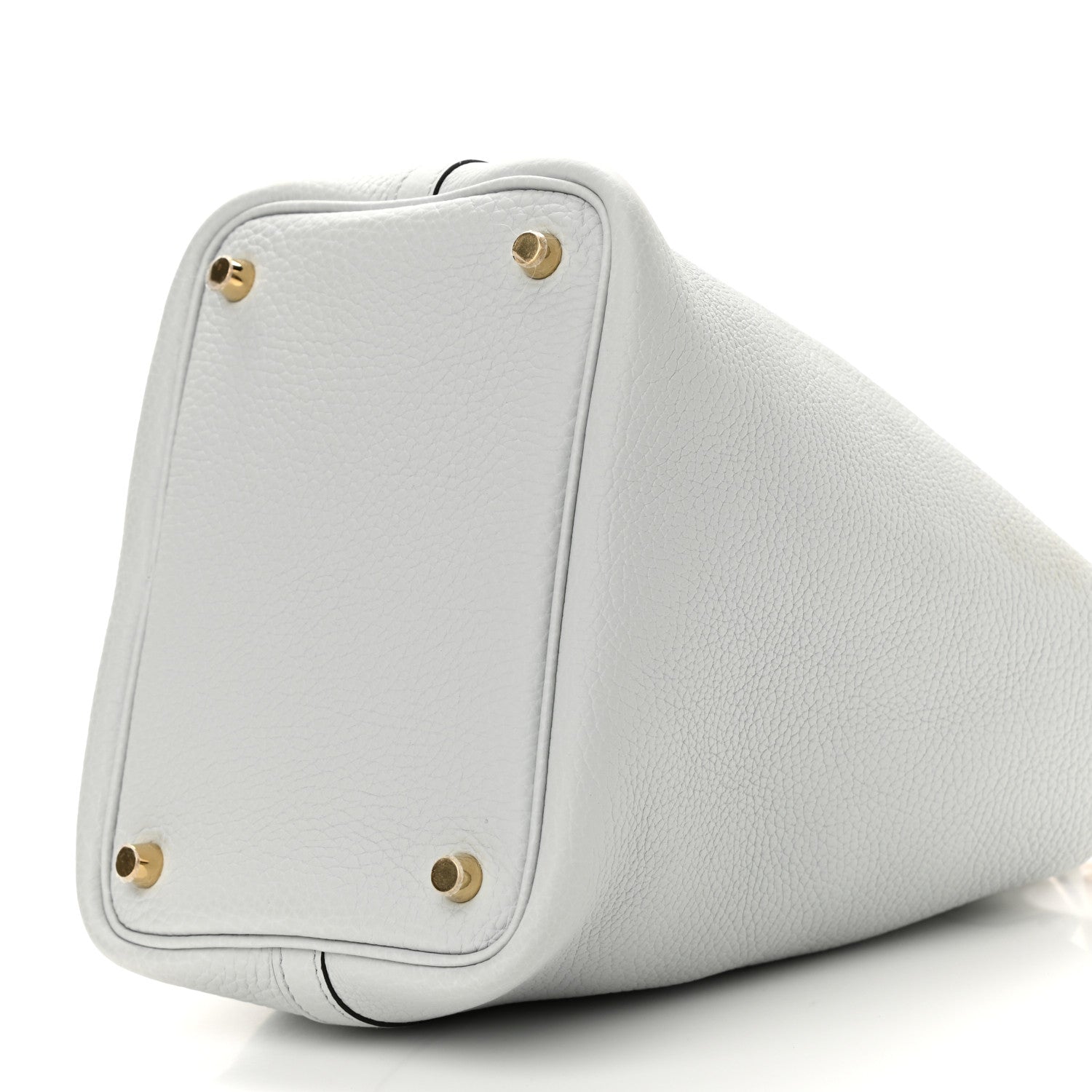 Hermes Taurillon Clemence Picotin Lock 18 PM Bleu Pale 10 of 11