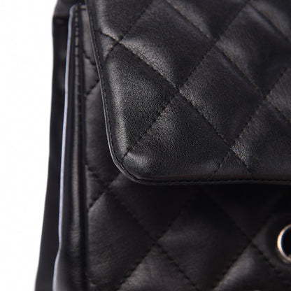 Chanel Calfskin Quilted Large Cambon Flap Black 15 of 16