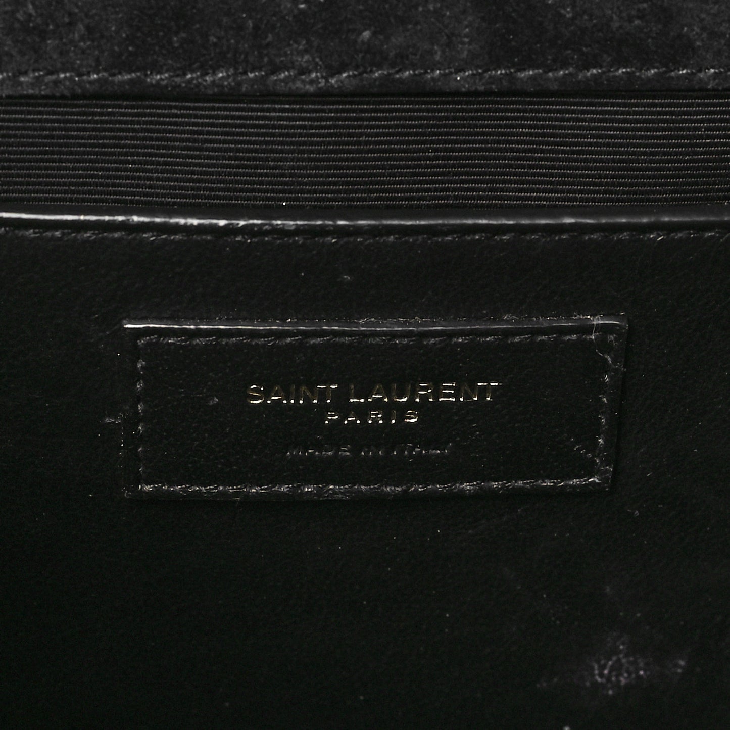 Suede Mixed Matelasse Triquilt Medium Monogram Satchel Black