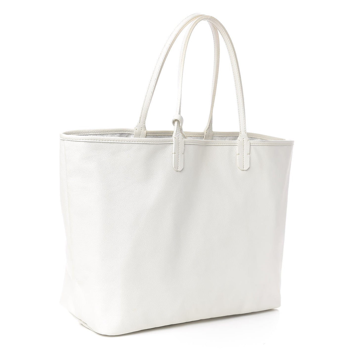Goyardine Reversible Anjou PM White
