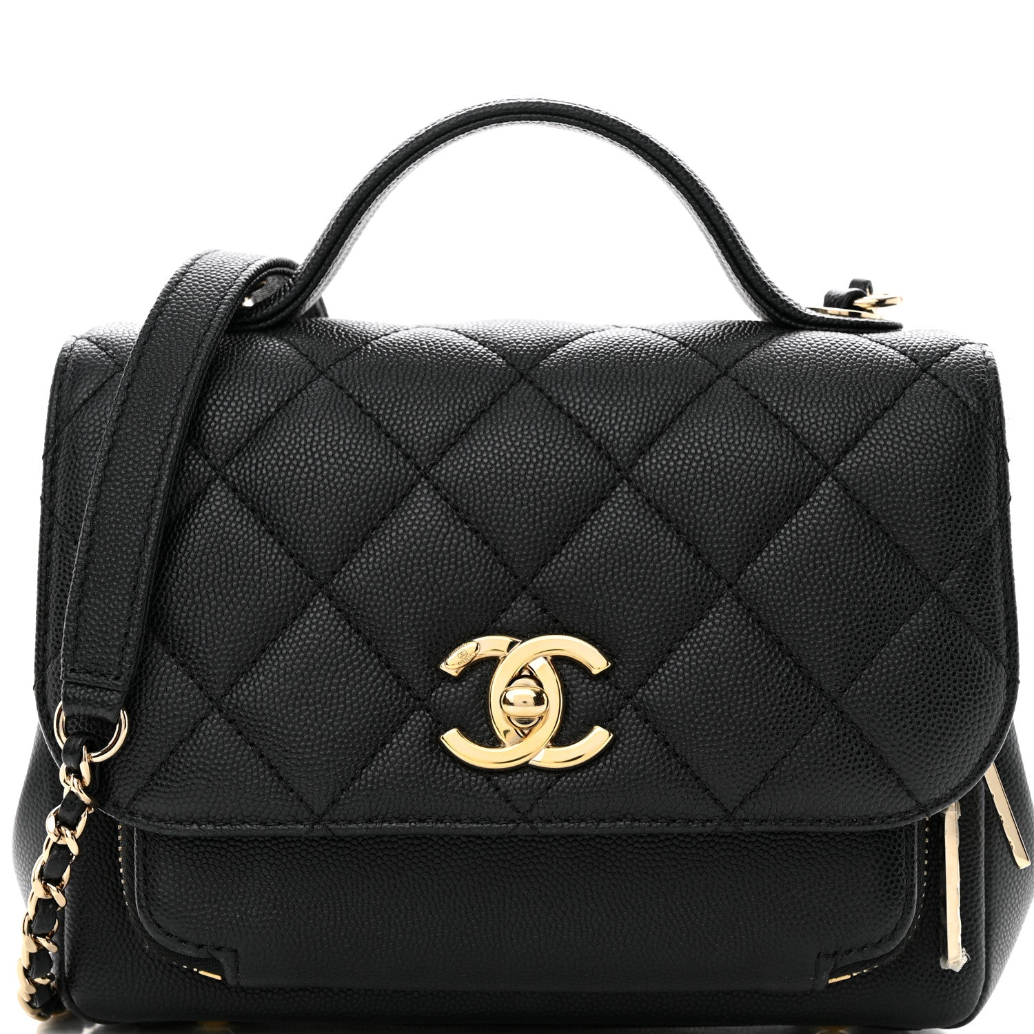 Chanel Caviar Quilted Small Business Affinity Flap Black 1 of 10