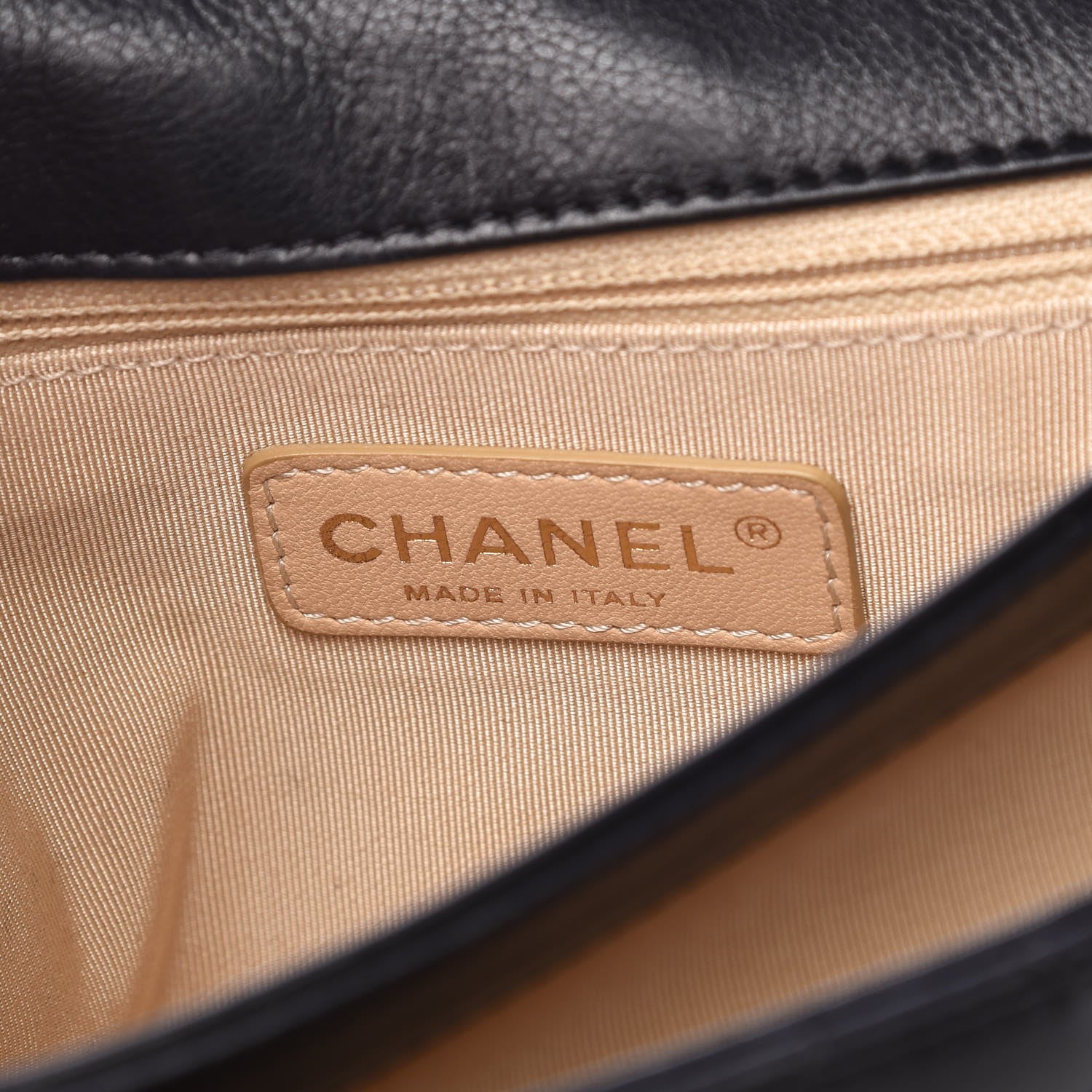Chanel Calfskin Quilted Medium CC Crown Flap Black 7 of 9