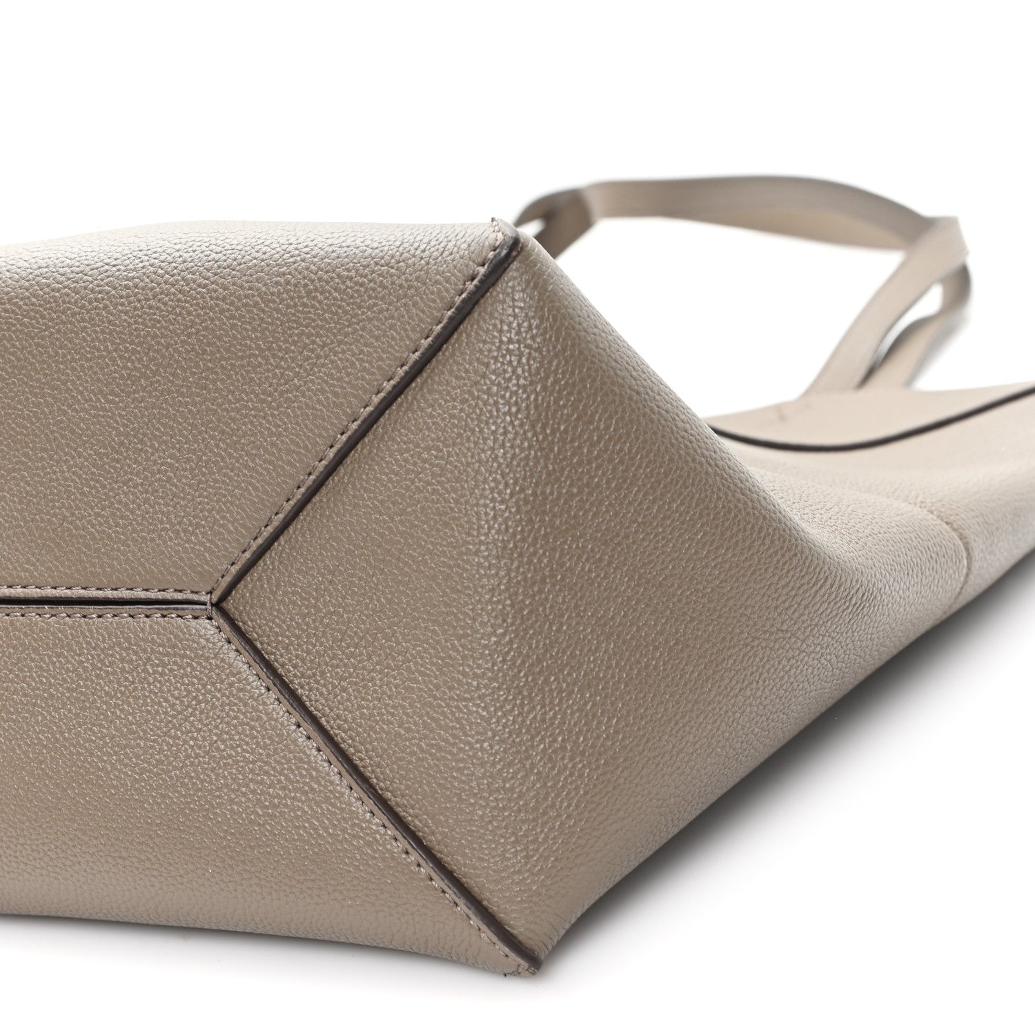 Loewe Shiny Calfskin Medium Puzzle Fold Tote Sand 9 of 9