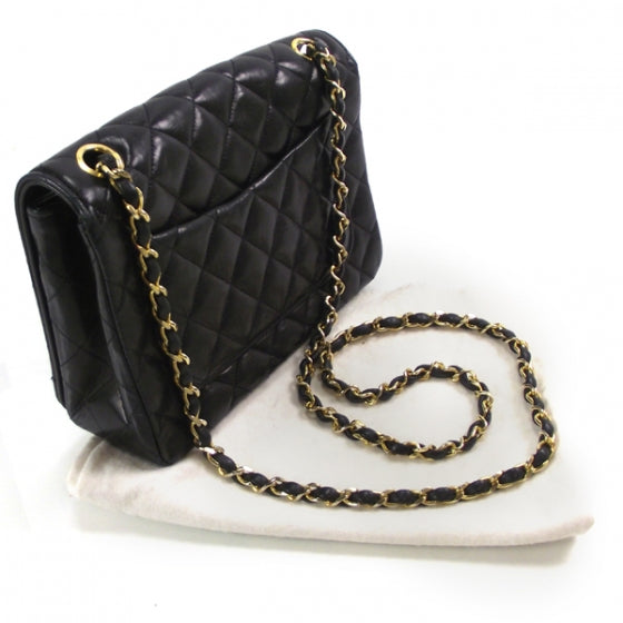 Chanel Lambskin Quilted Small Flap Navy 3 of 12