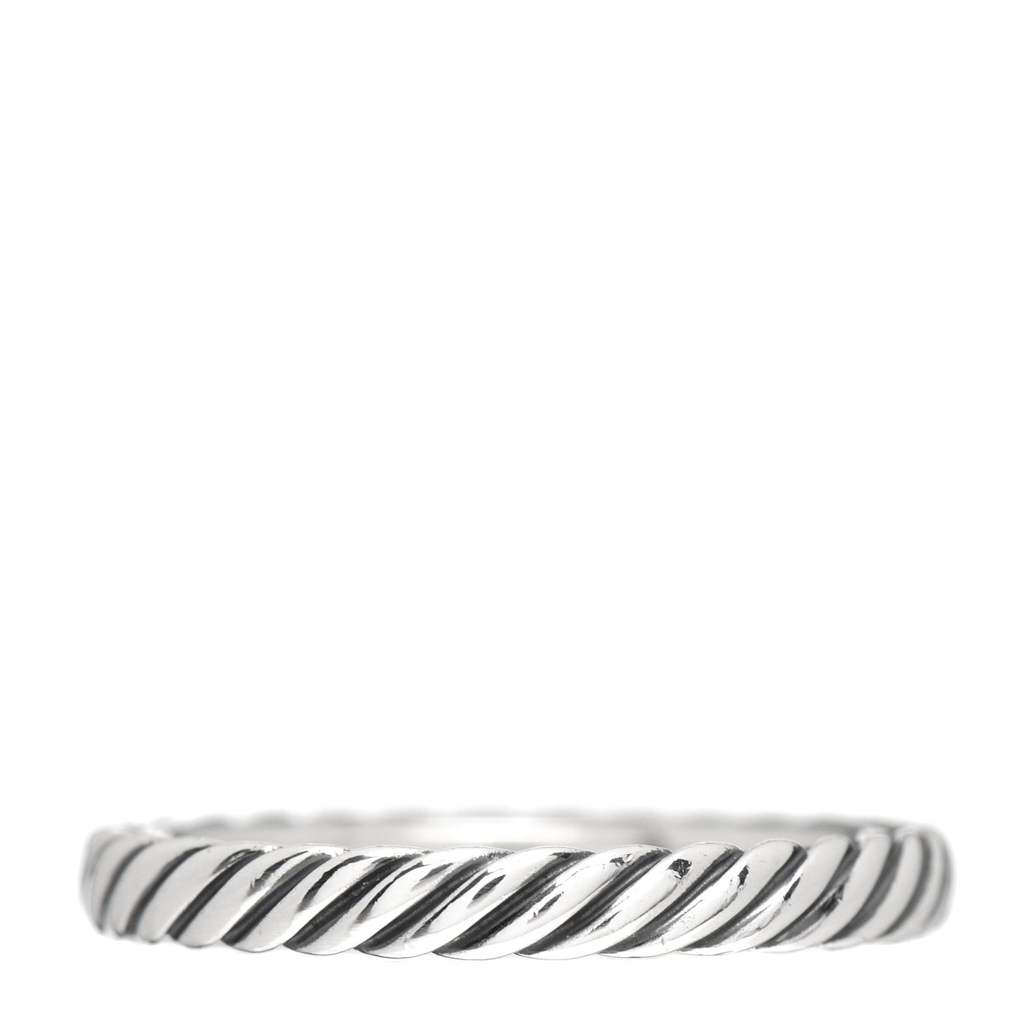 Sterling Silver Cable Classics Band Ring 54 6.75