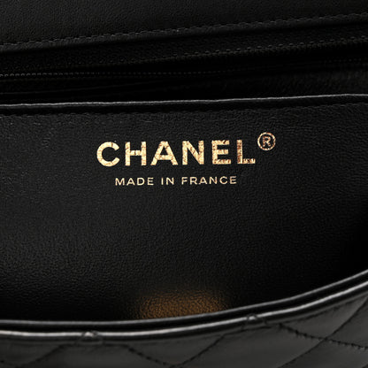 Chanel Lambskin Quilted Mini Rectangular Flap Black 6 of 10