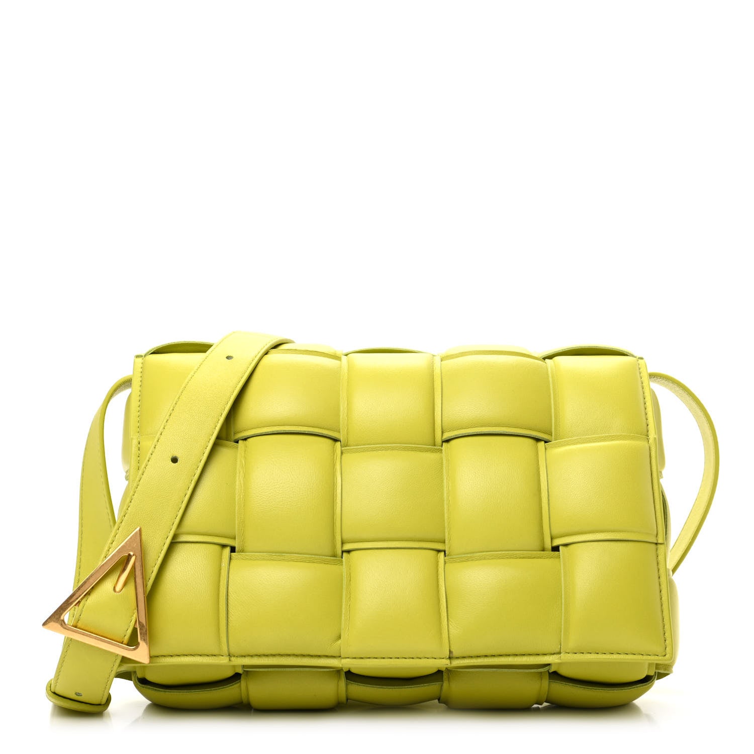Bottega Veneta Nappa Maxi Intreccio Padded Cassette Crossbody Bag Kiwi 1 of 8