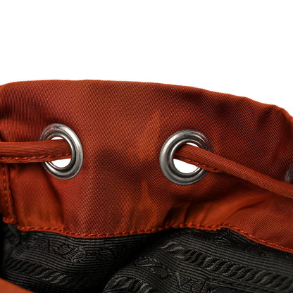 Prada Tessuto Nylon Saffiano Vela Backpack Papaya 15 of 25