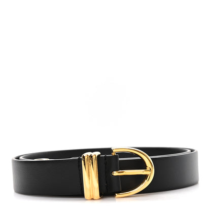 Khaite Calfskin Bambi Belt 80 32 Black 1 of 6