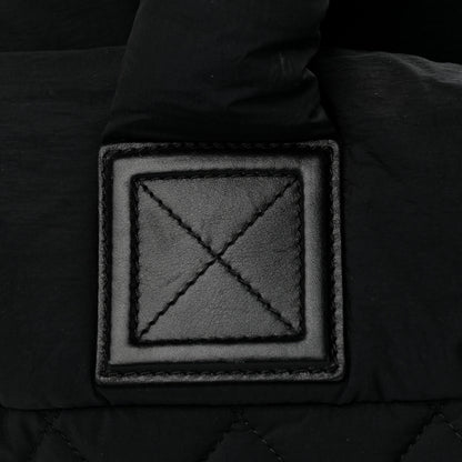 Chanel Nylon Quilted Coco Cocoon Bowler Black 11 of 11