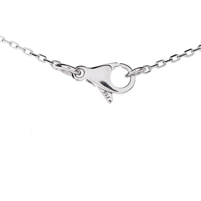 Chanel 18K White Gold Diamond Small Comete Geode Pendant Necklace 6 of 6