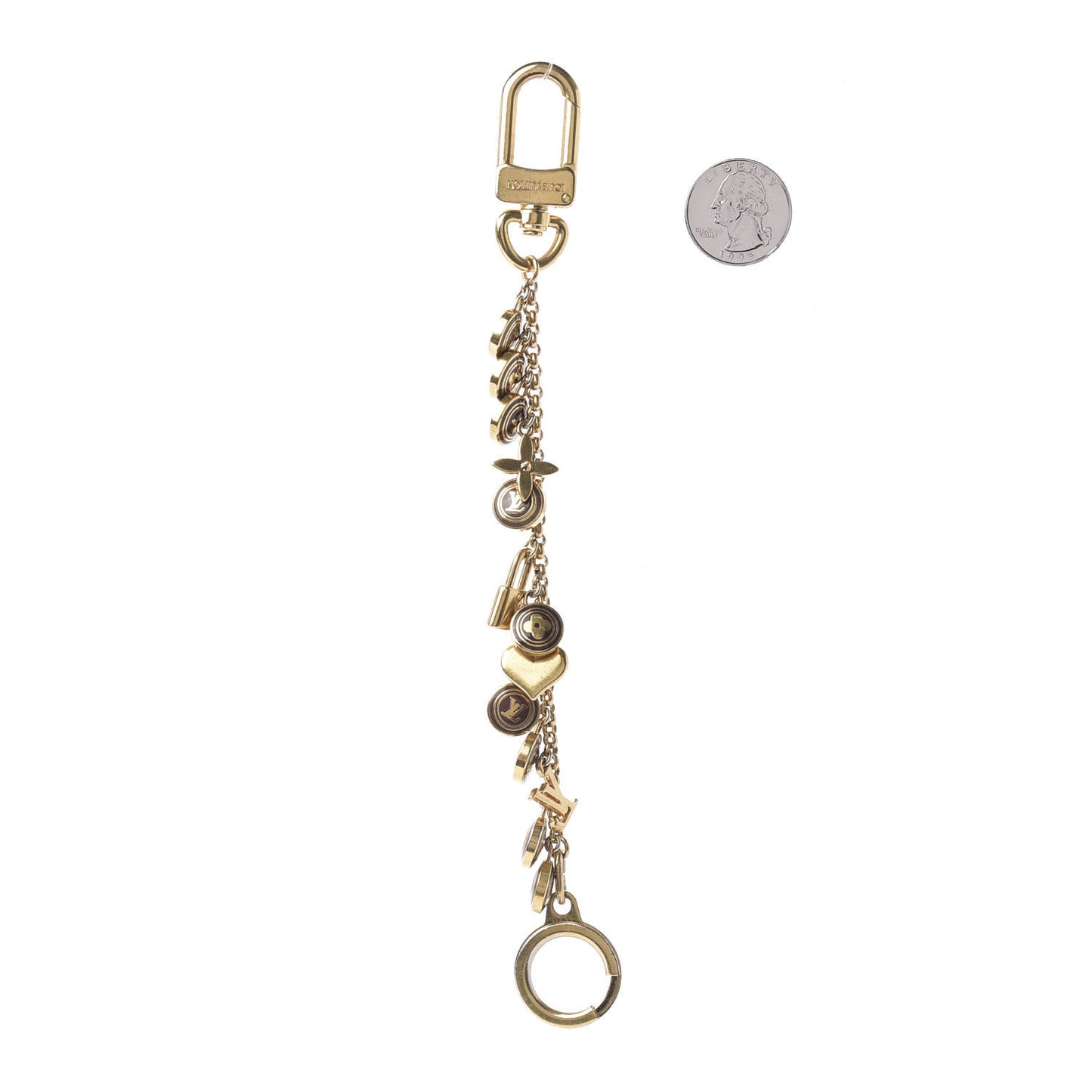 Pastilles Key Chain Bag Charm Brown