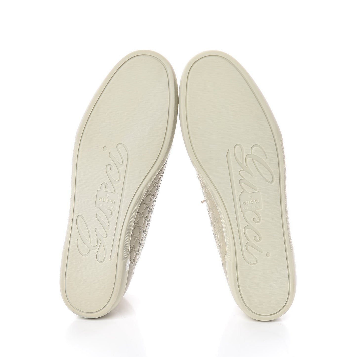 Microguccissima Womens High Top Sneakers 40 Off White