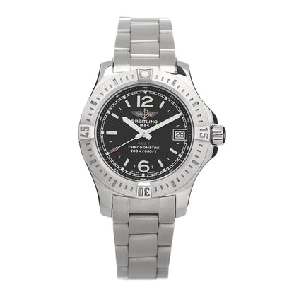 Breitling Stainless Steel 33mm Colt Lady Quartz Watch Black A77388 1 of 5