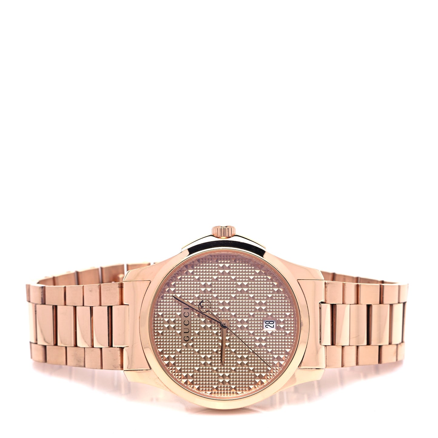 Stainless Steel 38mm G-Timeless Diamante Quartz Watch Rose