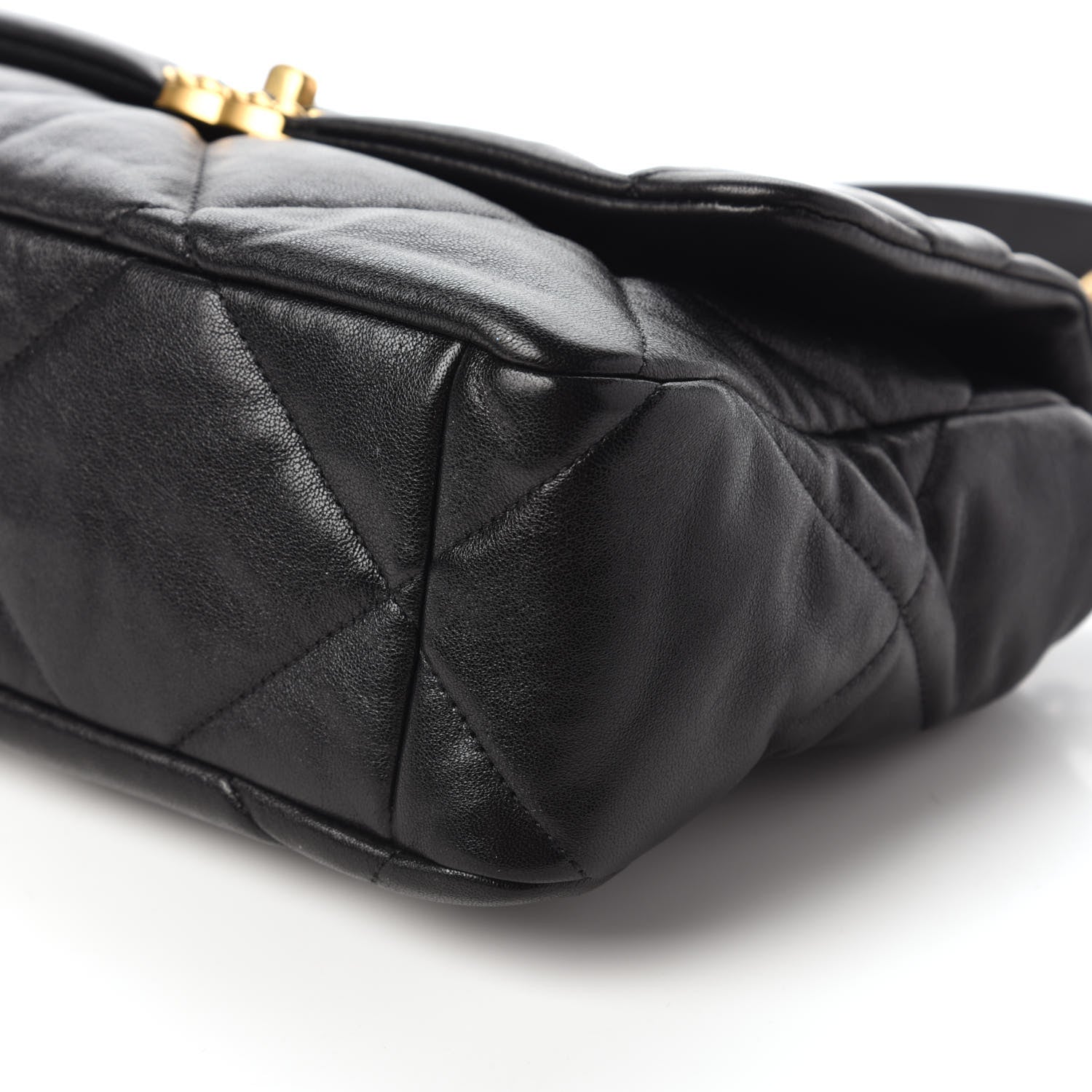 Chanel Lambskin Quilted Large Chanel 19 Flap Black 7 of 11