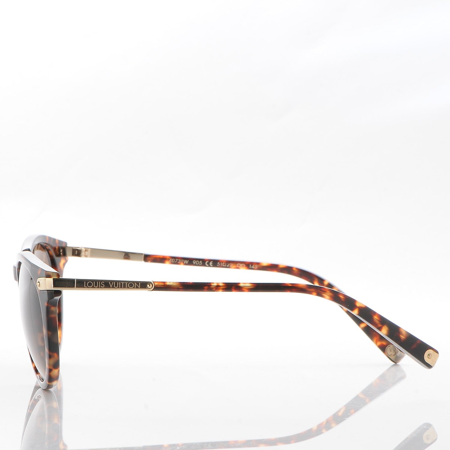 Louis Vuitton Rosemary Round Sunglasses Z0731W Tortoise 3 of 8