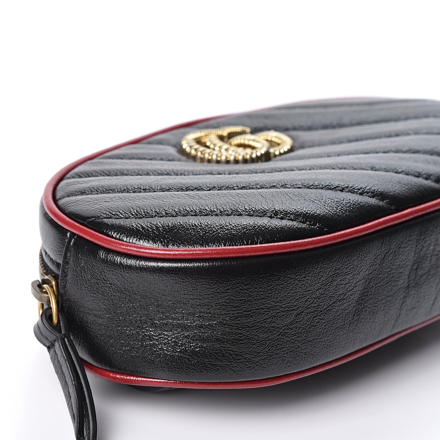 Calfskin Matelasse GG Marmont Belt Bag 95 38 Black