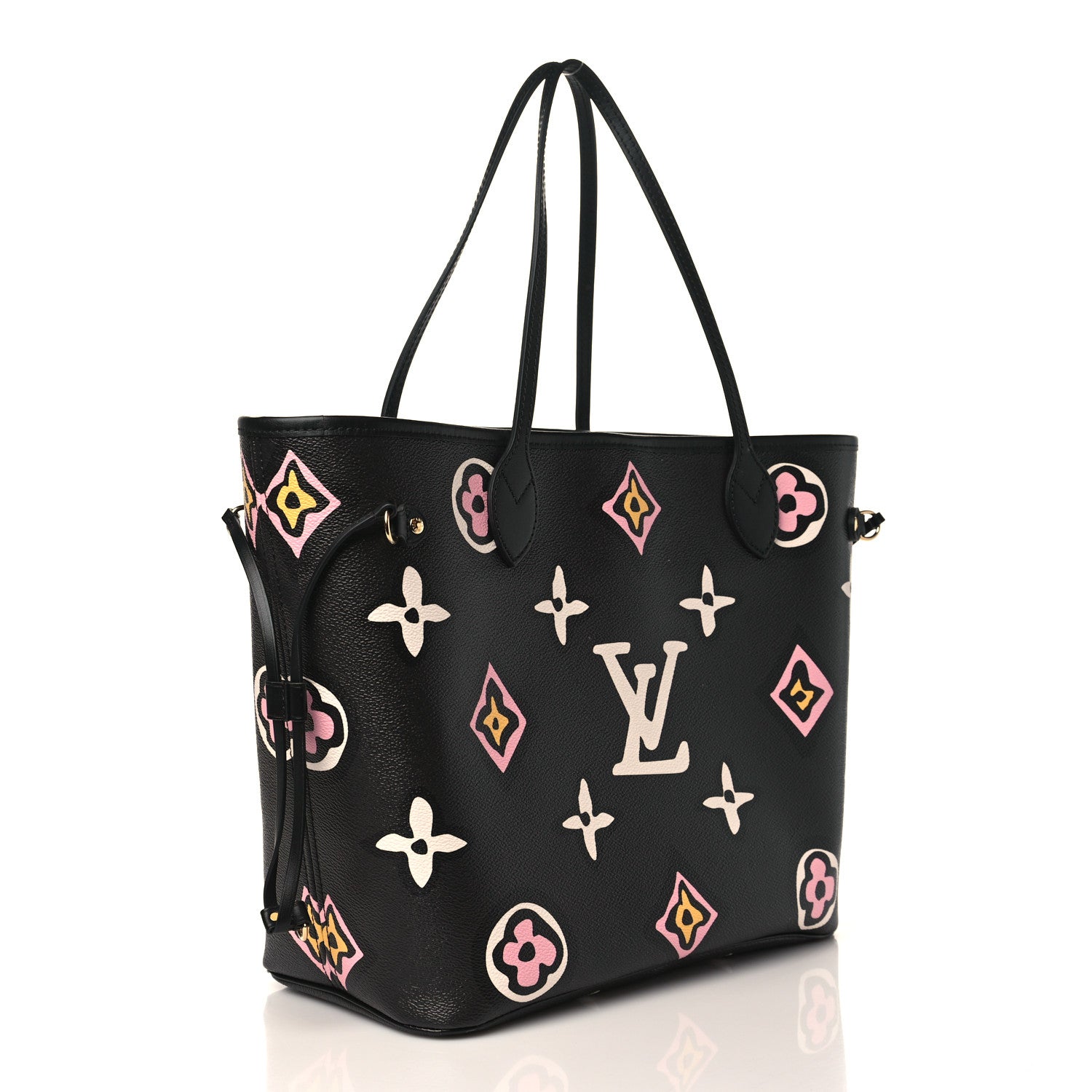 Louis Vuitton Monogram Giant Wild At Heart Neverfull MM Black 4 of 10