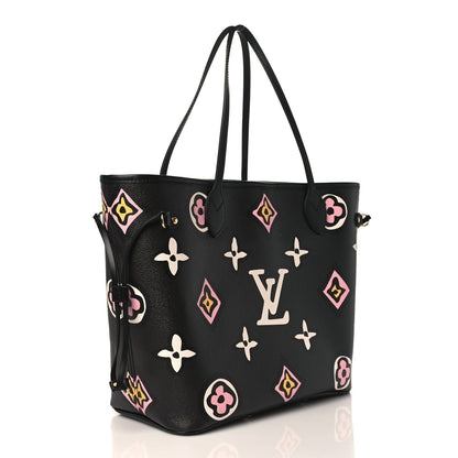 Louis Vuitton Monogram Giant Wild At Heart Neverfull MM Black 4 of 10