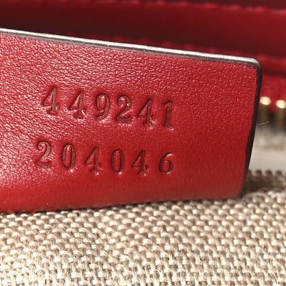 Gucci Microguccissima Small Bree Tote Red 7 of 9