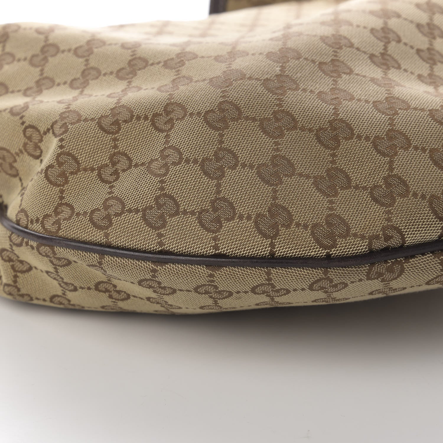 Gucci Monogram Large Wave Hobo Dark Brown 8 of 11