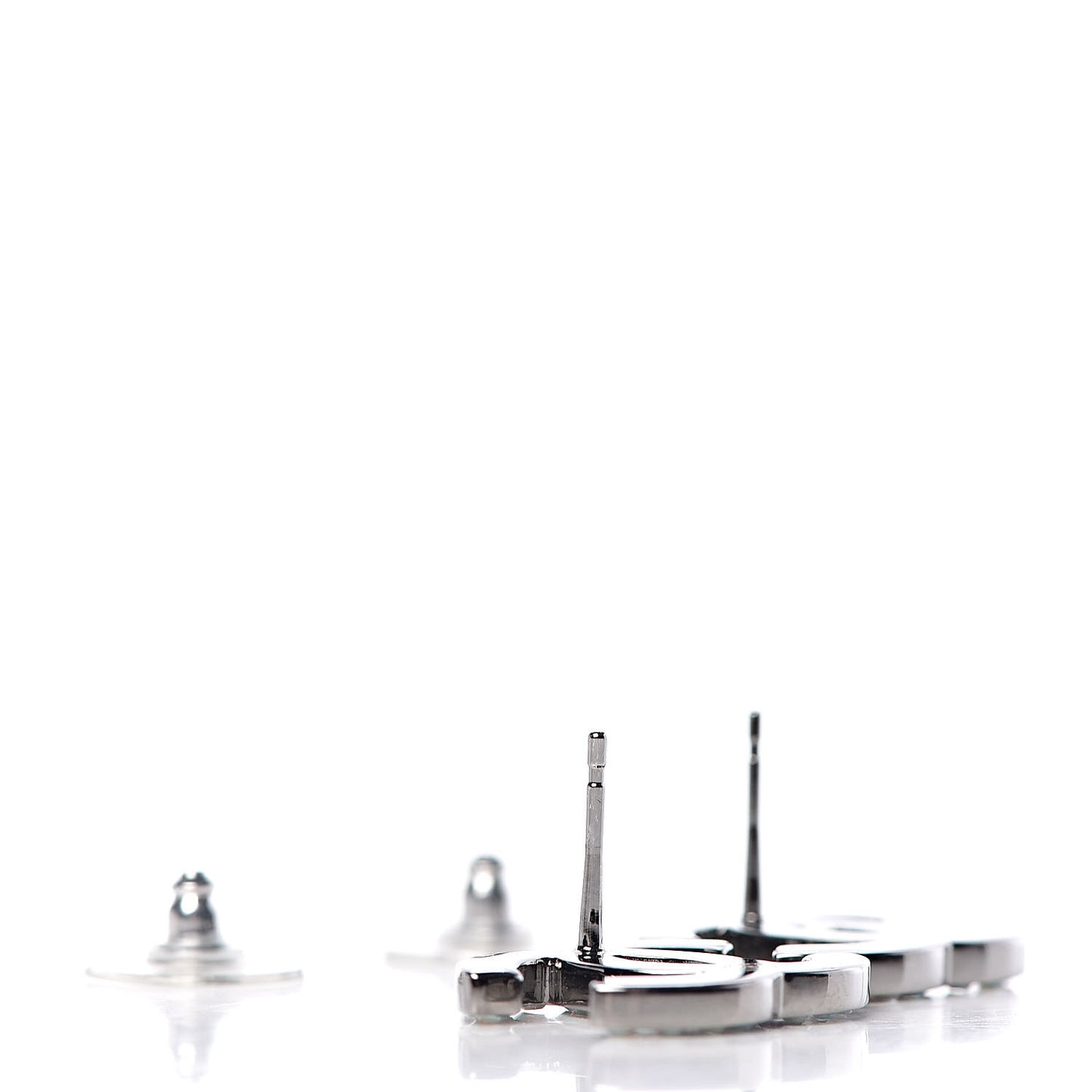 Iridescent Crystal CC Earrings Multicolor