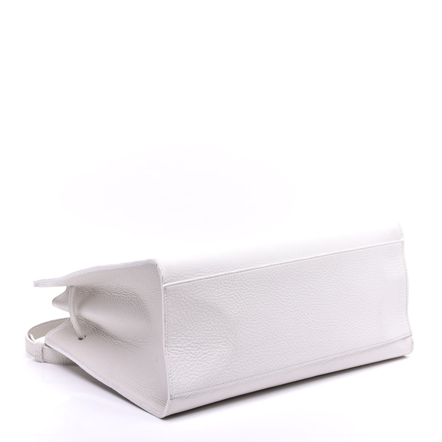 Mansur Gavriel Tumbled Calfskin Large Sun Bag White 4 of 10