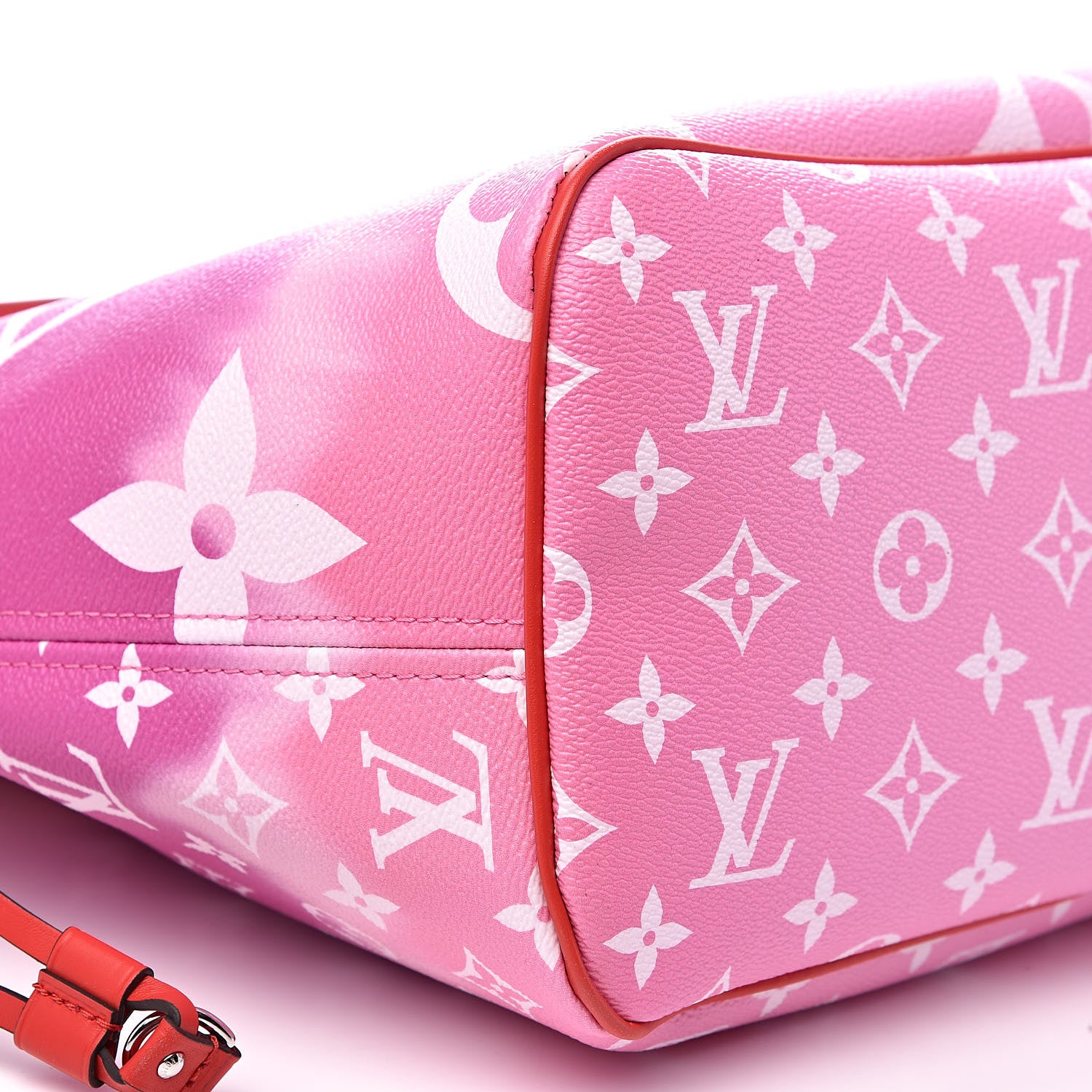 Louis Vuitton Monogram Escale Neverfull MM Rouge 8 of 9