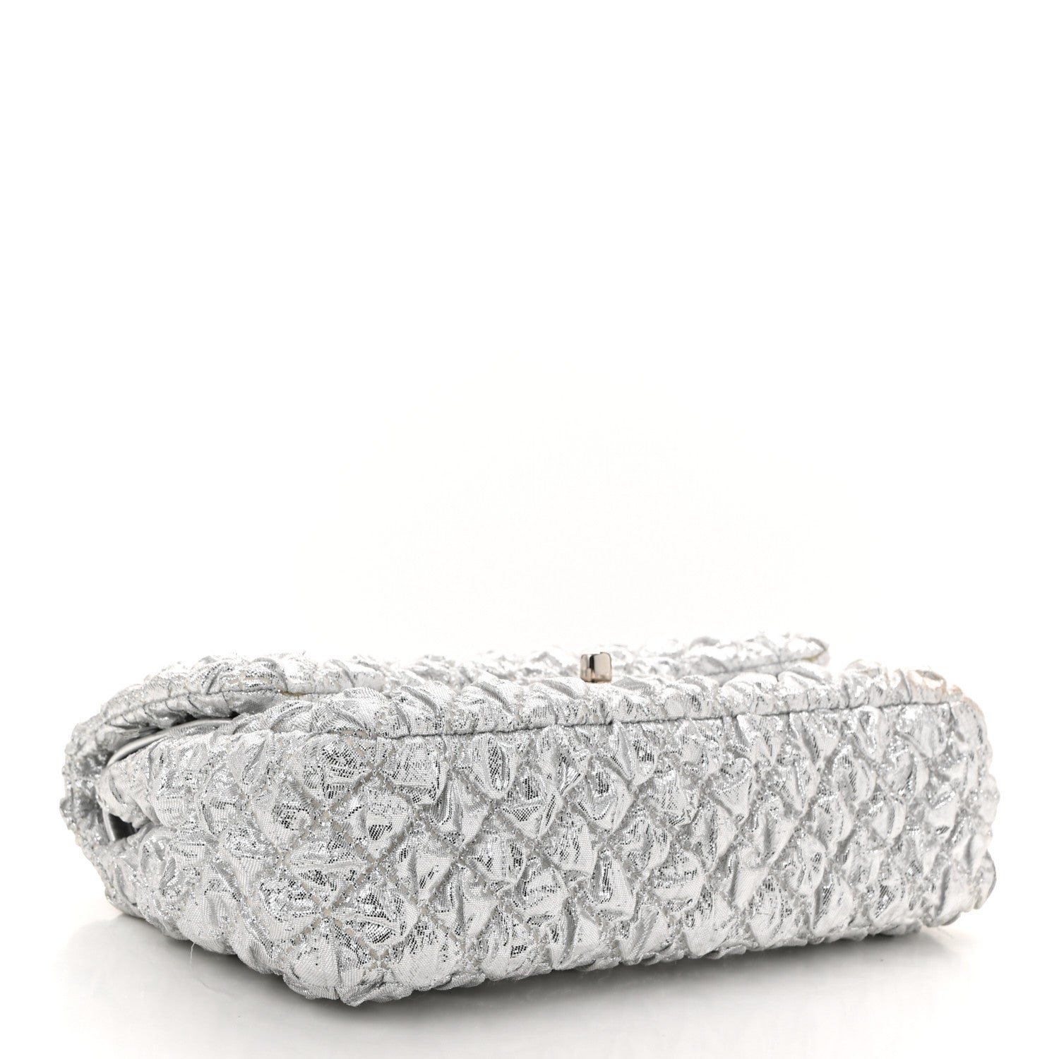 ひ*み様 ‎♡CHANEL♡ グレー キルティング バッグ✨美品✨ Chanel Metallic Lame Quilted Small Double Flap Silver 1716635